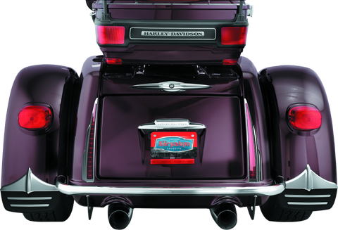 Kuryakyn Rear Mud Flaps For Trikes Chrome - 7220