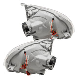 Oracle Lighting 0506 Toyota Tundra Regular/Accessible PreAssembled Halo Headlights Red - 8193-003