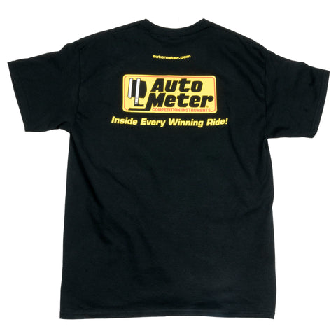Autometer Black Competition Instruments T-Shirt - Large - 0422L