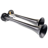 Kleinn Black Dual Horn/ 15In/12.25In - XCR2.0 Coated Zinc Alloy - 102-1