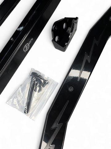 Elektric Offroad 2024+ Can Am Maverick R Volt Billet Radius Rods Anodized Black - AMFBM0001-B