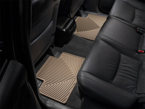 WeatherTech 05-13 Toyota Tacoma Crew Cab Rear Rubber Mats - Tan - W136TN