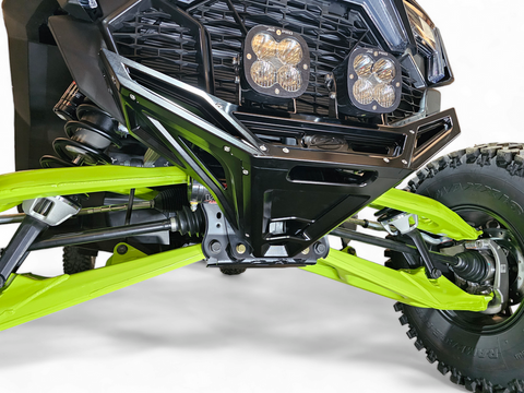 Elektric Offroad 2022-2025 Polaris Rzr Pro R/ Pro S/Turbo R Billet Front Winch Bumper Anodized Black - FWB610030