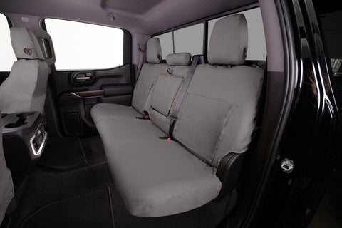 Covercraft 21-24 Ford Bronco Polycotton SeatSaver Custom Front Row Seat Covers - Misty Grey - SS2559PCCT