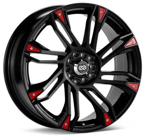 Enkei GW8 17x7 5x100/114.3 42mm Offset 72.6 Bore Matte Black Wheel - 448-770-0242BK