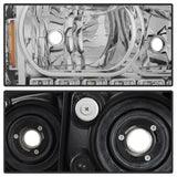 xTune Dodge Charger 06-10 1Pc LED Crystal Headlights Chrome HD-ON-DCH05-1PC-LED-C - 5017628