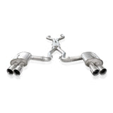 Stainless Works 2008-09 Pontiac G8 GT 3in Catback Systemt X-Pipe Turbo Chambered Muffler 3.5in Tips - PG8CBFC