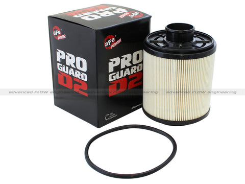 aFe ProGuard D2 Fluid Filters Fuel F/F FUEL Ford Diesel Trucks 11-16 V8-6.7L (td) - 44-FF014E