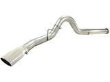 aFe MACHForce XP 5in DPF-Back Stainless Steel Exh Sys, polished tip,Ford Diesel Trucks 11-14 V8-6.7L - 49-43055-P