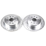 Power Stop 98-05 Lexus GS300 Rear Evolution Drilled & Slotted Rotors - Pair - JBR739XPR