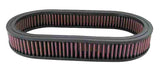 K&N Custom Oval Air Filter 7.75in OW X 14.625in OL x 2in H - E-3515