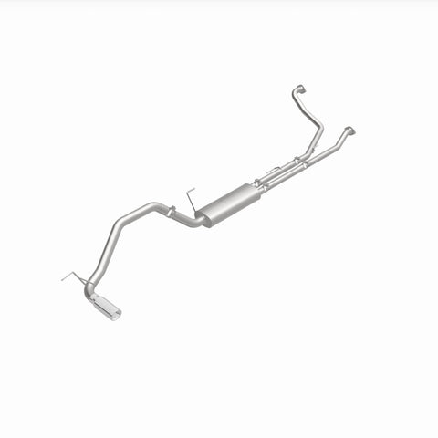 MagnaFlow CatBack 07-15 Nissan Titan V8 LGAS/LFLEX Single MF Polished Stainless Exhaust - 19421