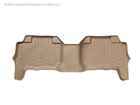 WeatherTech 04+ GMC Canyon Crew Cab Rear FloorLiner - Tan - 450092