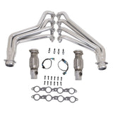 BBK 10-15 Camaro LS3 L99 Long Tube Exhaust Headers With Converters - 1-3/4 Silver Ceramic - 40210
