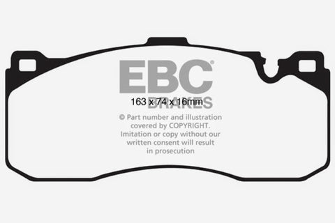 EBC 08-10 BMW 135 3.0 Twin Turbo Bluestuff Front Brake Pads - DP51995NDX