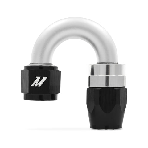 Mishimoto Aluminum -12AN 180 Degree Fitting - Black - MMFT-SW-12-180