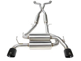 aFe Takeda 2-1/2 in 304 SS Cat-Back Exhaust System Infiniti G37 08-13/Q60 14-15 V6-3.7 w/ Black Tips - 49-36103-B