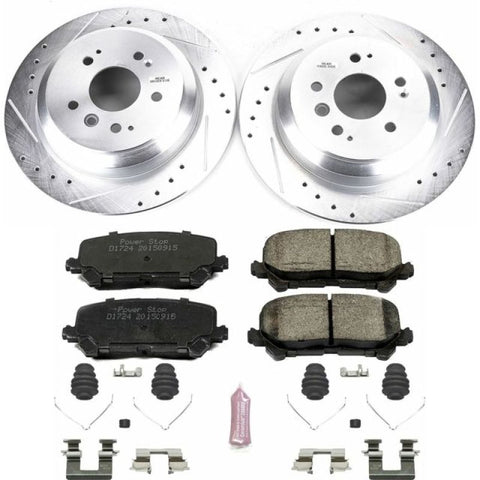 Power Stop 16-19 Honda Pilot Rear Z23 Evolution Sport Brake Kit - K7727
