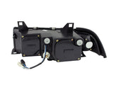 ANZO 1992-1998 BMW 3 Series E36 Projector Headlights w/ Halo Black G2 1 pc - 121325