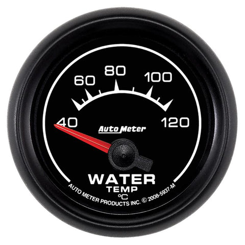 Autometer ES 52mm 40-120 Deg C Short Sweep Electric Water Temperature Gauge - 5937-M