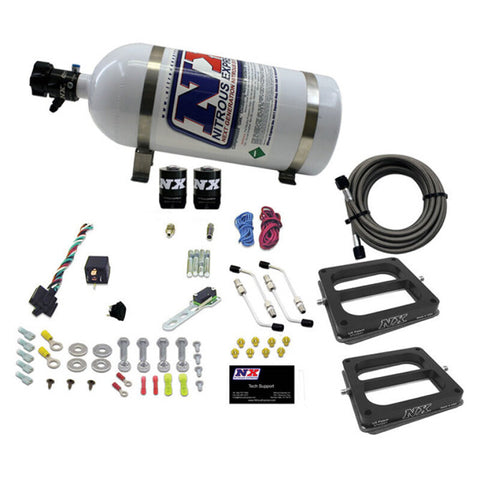 Nitrous Express Dual Dom/Alc Nitrous Kit (100-500HP) w/Composite Bottle - 50275-12