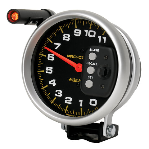 Autometer 5 inch 11000 RPM Single Range w/ Pro-Comp 2 & Memory Tachometer - 6857