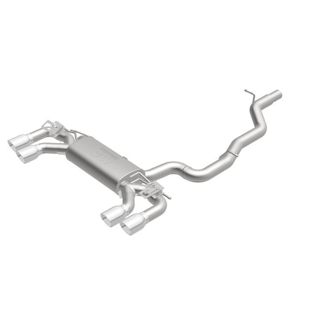 MagnaFlow Sys C/B 2015-2017 Volkswagen Golf R 3in Polished SS Quad Tip Split Rear Exit - 19165