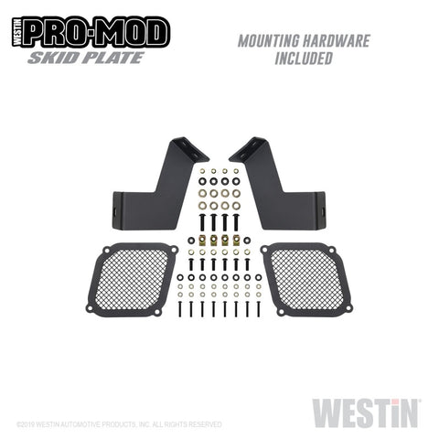 Westin 11-16 Ford F-250/350/450/550 Pro-Mod Skid Plate - Tex. Blk - 58-71205