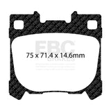 EBC Racing 2020 Toyota Yaris GR RP-X Rear Brake Pads - DP82431RPX