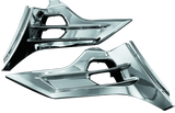 Kuryakyn Louvered Battery Box Covers 12-17 Honda GL1800 Chrome - 7368