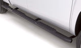 Lund 2019 Chevy Silverado 1500 CC (5.5in Bed Rocker Panel) 5in. Oval WTW Steel Nerf Bars - Black - 26089011