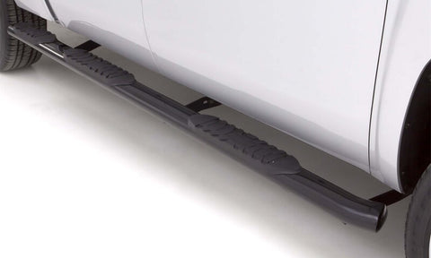 Lund 2019 Chevy Silverado 1500 CC (5.5in Bed Rocker Panel) 5in. Oval WTW Steel Nerf Bars - Black - 26089011