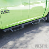 Westin/HDX 09-18 Dodge/Ram 1500 Crew Cab (5.5ft Bed) Drop Wheel to Wheel Nerf Step Bars - Txt Black - 56-534315