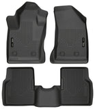 Husky Liners 2017 Jeep Compass Weatherbeater Black Front & 2nd Seat Floor Liners - 95681