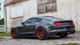 Corsa 2015-2017 Ford Mustang GT 5.0 3in Axle Back Exhaust Black Dual Tips (Touring) - 14329BLK