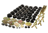 Energy Suspension 68-70 Chevrolet Biscayne/Bel Air/Caprice/Impala Body Mount Set w/ Hardware - Black - 3.4173G