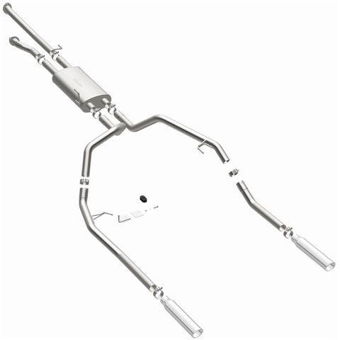 MagnaFlow 14 Toyota Tundra V8 4.6L/5.7L Stainless Cat Back Exhaust Dual Split Rear Exit - 15305