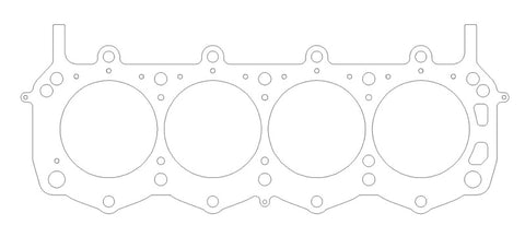 Cometic Ford Man-O-War 4.155in Bore .040 inch MLS-6 Bolt 10 Degree Headgasket - C5134-040