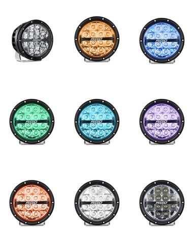 Rigid Industries 360-Series 6in LED Off-Road Drive Beam - RGBW (Pair) - 36411