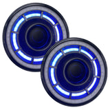ORACLE Lighting 0718 Jeep Wrangler JK Oculus 7in ColorSHIFT Bi-LED Projector Headlights - 5876-504