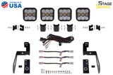 Diode Dynamics Jeep JK SS5 4-Pod CrossLink Grille Lightbar Kit Sport - White Combo - DD7229