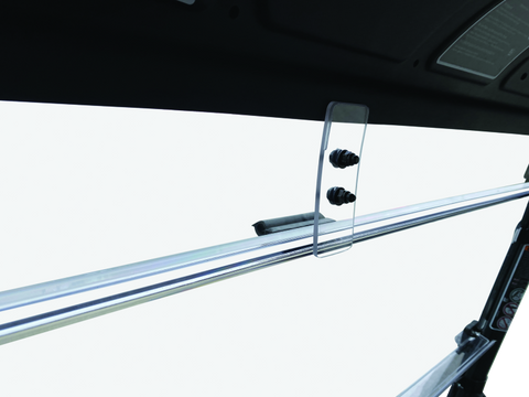 QuadBoss 16-22 Can-Am Defender HD10 Windbreak Folding Windshield - 375784