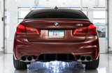 AWE Tuning 18-19 BMW M5 (F90) 4.4T AWD Cat-Back Exhaust - Track Edition (Chrome Silver Tips) - 3020-42070