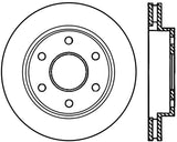 StopTech 02-06 Cadillac Escalade / Chevrolet Avalanche 1500 Front Right Slotted Cryo Rotor - 126.66040CSR