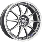 Enkei J10 16x7 5x100/114.3 38mm Offset 72.62mm Bore Dia Silver Paint Wheel - 409-670-12SP