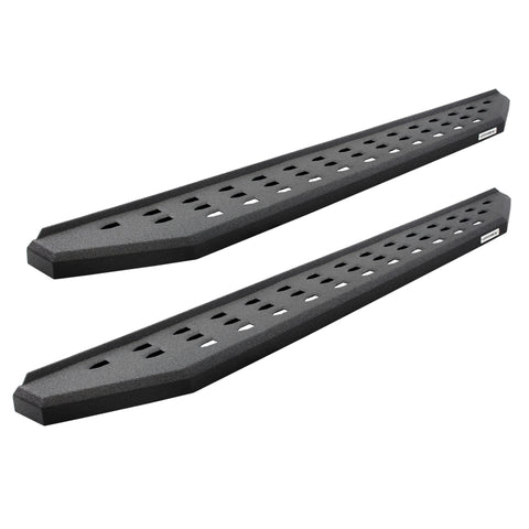 Go Rhino RB20 Running Boards 57in. Cab Length - Bedliner Coating (No Drill/Mounting Brackets Req.) - 69400057T