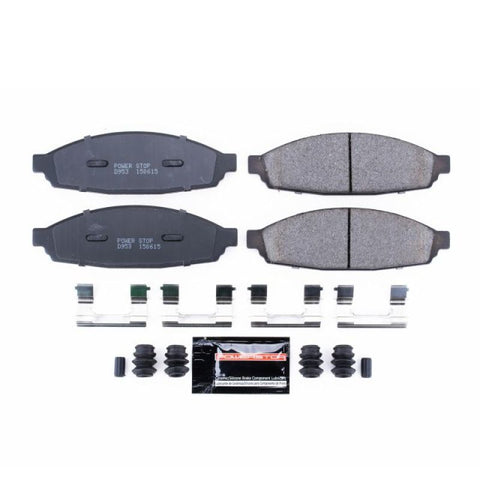 Power Stop 03-05 Lincoln Aviator Front Z23 Evolution Sport Brake Pads w/Hardware - Z23-953