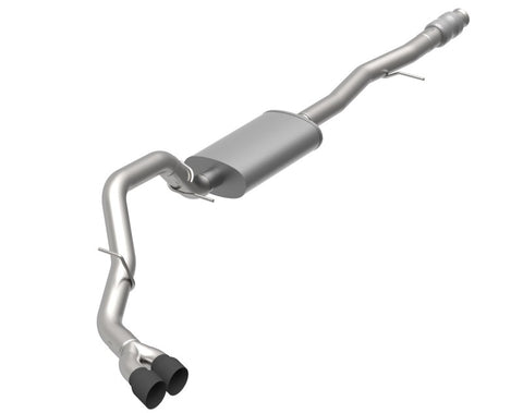 Kooks 2019+ GM 1500 Series Truck 6.2L CC w/ Short Box OEM x 3-1/2in SS Catback Exhaust w/Black Tips - 28634110