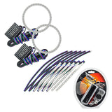 Oracle 15-17 Ford Mustang V6/GT/Shelby DRL Upgrade w/ Halo Kit - ColorSHIFT - 2267-330