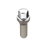 McGard Hex Lug Bolt (Cone Seat) M14X1.5 / 17mm Hex / 28.0mm Shank Length (Box of 50) - Chrome - 69700